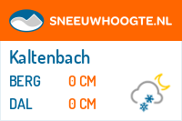 Recente sneeuwhoogte kaltenbach