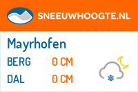 Recente sneeuwhoogte mayrhofen