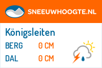 Recente sneeuwhoogte konigsleiten